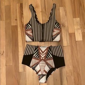 Amuse Society Swim Suit Set NWT